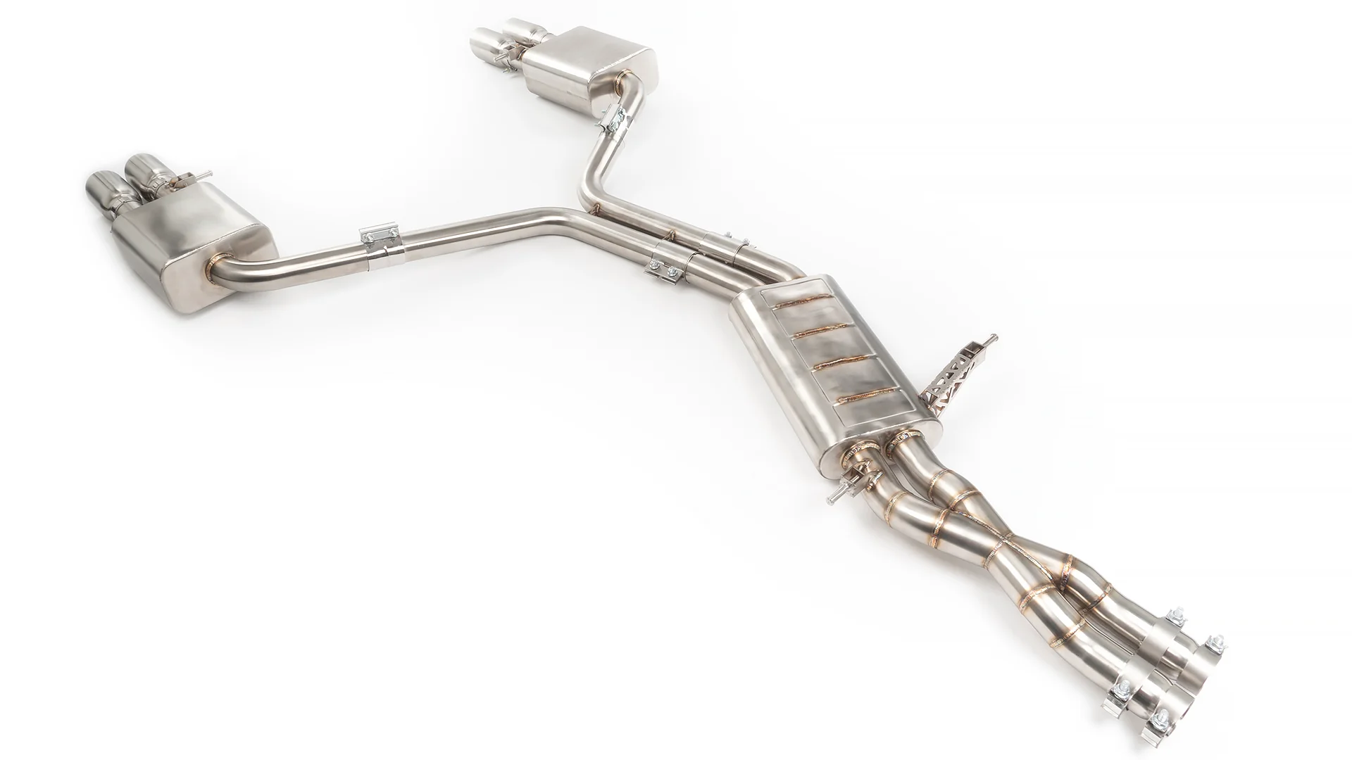 iE Catback Exhaust System For Audi B8 S4 - Image 5