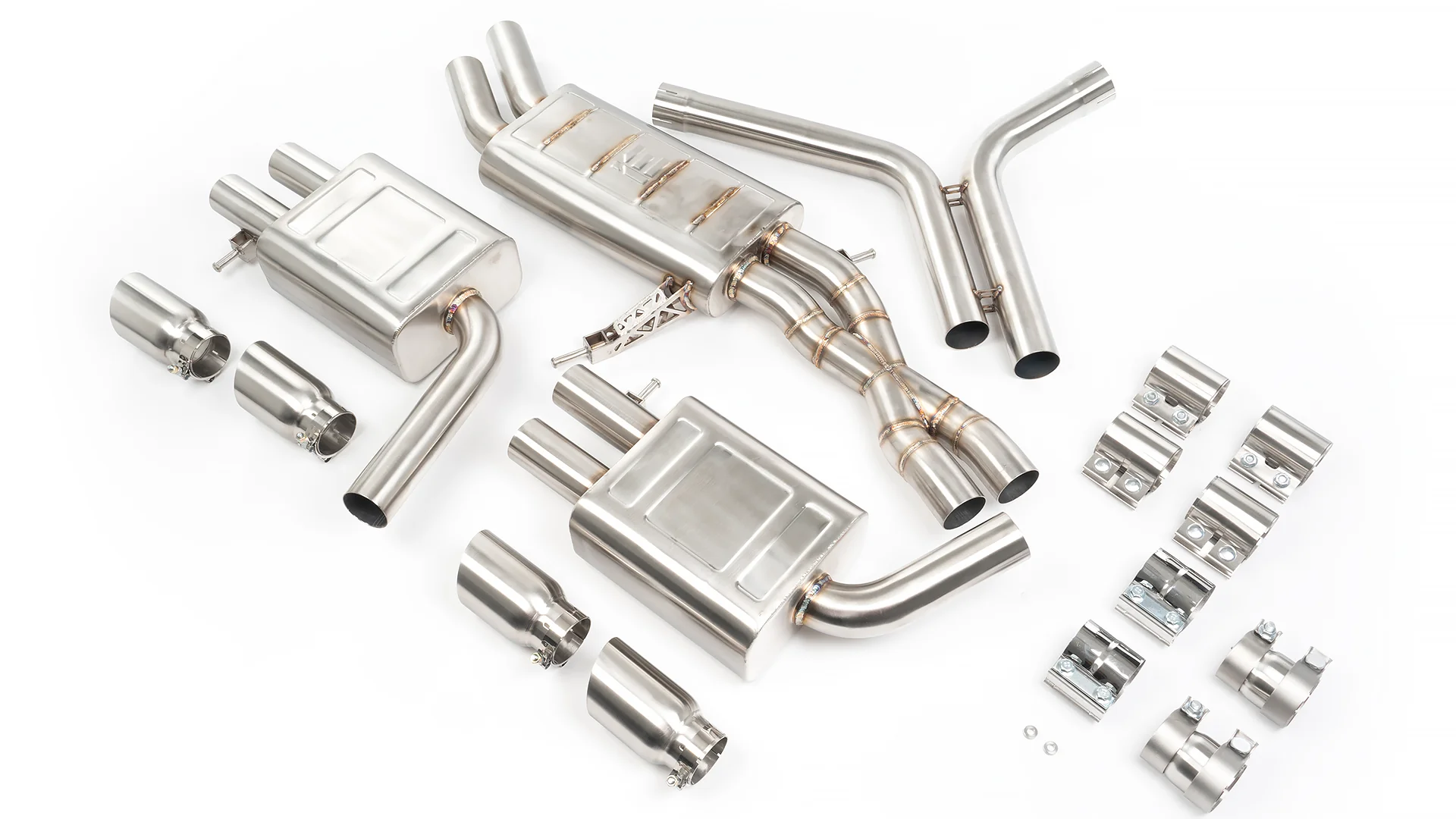 iE Catback Exhaust System For Audi B8 S4 - Image 9