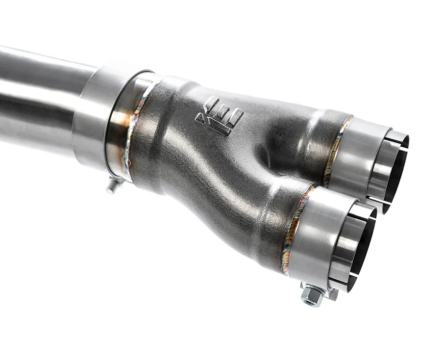 IE Y-Pipe Adapter Kit For 8V RS3 Exhaust Systems | Used to adapt to stock downpipe/catback - Image 3